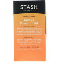 Stash Tea, Herbal Tea, Mango Passionfruit, Caffeine Free, 20 Tea Bags, 1.3 oz (38 g) (Discontinued Item)
