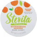 Stevita, ナチュラルズ、無糖ハードキャンディー、アウトレイジャスオレンジ、1.4オンス (40 g)