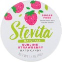 Stevita, ナチュラルズ、無糖ハードキャンディー、サブライムストロベリー、1.4オンス (40 g)
