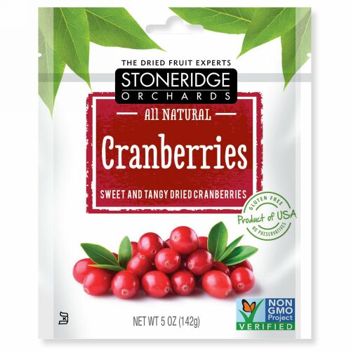 Stoneridge Orchards, クランベリー、 スイート& タンジー ドライ クランベリー、 5 oz (142 g)
