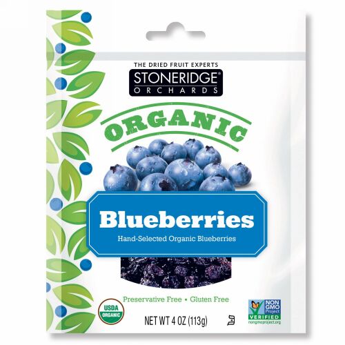 Stoneridge Orchards, オーガニックブルーベリー、113 g（4 oz）