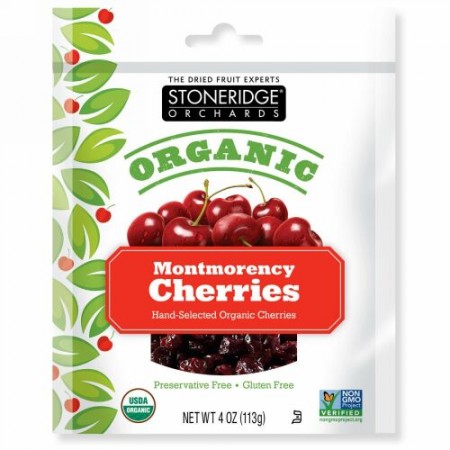 Stoneridge Orchards, オーガニックモンモランシーチェリー、 4 oz (113 g)