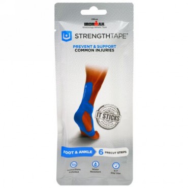 Strengthtape, キネシオテープキット、足と足首用、6本 (Discontinued Item)