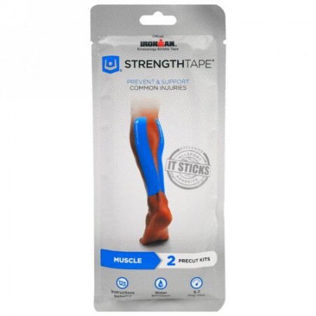 Strengthtape, キネシオテープキット、筋肉、2本 (Discontinued Item)