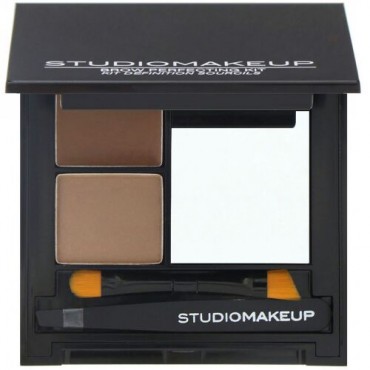 Studio Makeup, ブロウパーフェクティングキット、 ライトトゥミディアム、 1.7 g (0.05 oz) (Discontinued Item)