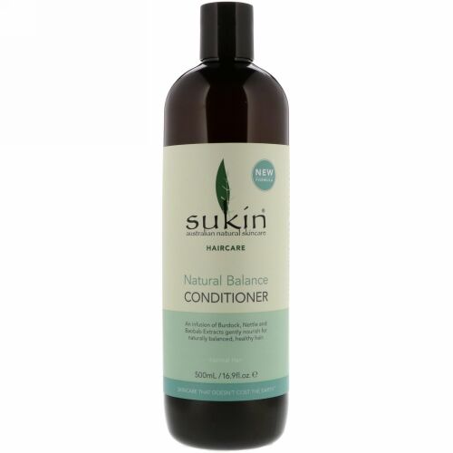 Sukin, ナチュラルバランスコンディショナー、ノーマルヘア、500ml（16.9液量オンス）