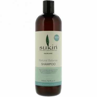 Sukin, ナチュラルバランスシャンプー, ノーマルヘア, 500ml（16.9 fl oz）