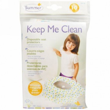 Summer Infant, キープ・ミー・クリーン、使い捨てシート・プロテクター、シート・プロテクター10枚 (Discontinued Item)