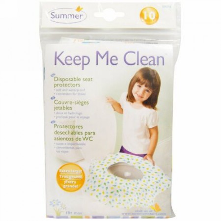 Summer Infant, キープ・ミー・クリーン、使い捨てシート・プロテクター、シート・プロテクター10枚 (Discontinued Item)