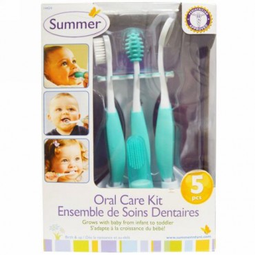 Summer Infant, オーラルケア・キット, 5 ピースキット (Discontinued Item)