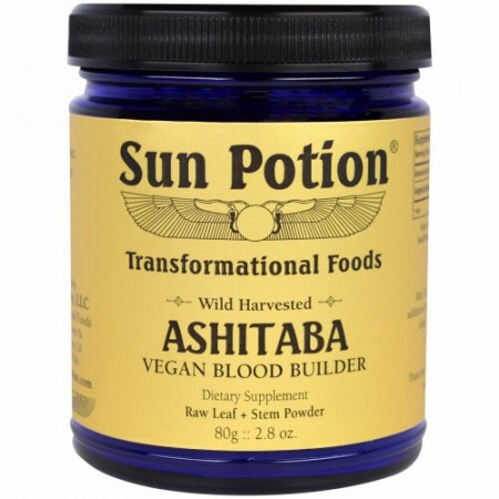 Sun Potion, アシタバ・パウダー、オーガニック、2.8オンス（80g） (Discontinued Item)