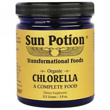 Sun Potion, クロレラ・アルギーパウダー、オーガニック、サウンドプロセスド、3.9オンス（111g） (Discontinued Item)