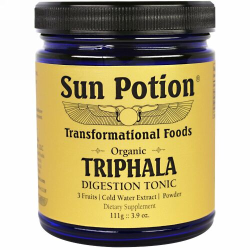 Sun Potion, トライファラ・オーガニック・コールドウォーター・エキス・パウダー、3.9オンス（111g） (Discontinued Item)