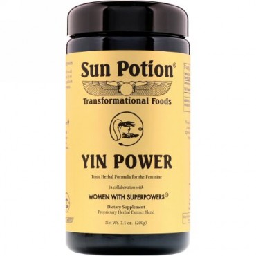 Sun Potion, 陰の力、スーパーパワーを持つ女性、7.1 oz (200 g) (Discontinued Item)