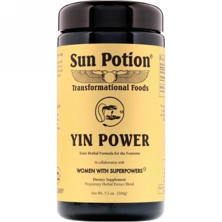 Sun Potion, 陰の力、スーパーパワーを持つ女性、7.1 oz (200 g) (Discontinued Item)