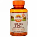 Sundown Naturals, ヘア、スキン＆ネイル、糖衣120錠