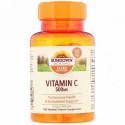 Sundown Naturals, ビタミンC、500mg、タブレット100錠
