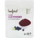 Sunfood, オーガニックアサイーパウダー、227g（8oz）