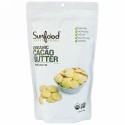 Sunfood, オーガニックカカオバター、454g（1lb）