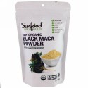 Sunfood, 未加工オーガニックブラックマカパウダー、113g（4oz）