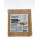 Sunfood, 未加工オーガニックココナッツラップ、7枚、126g（4.4oz）