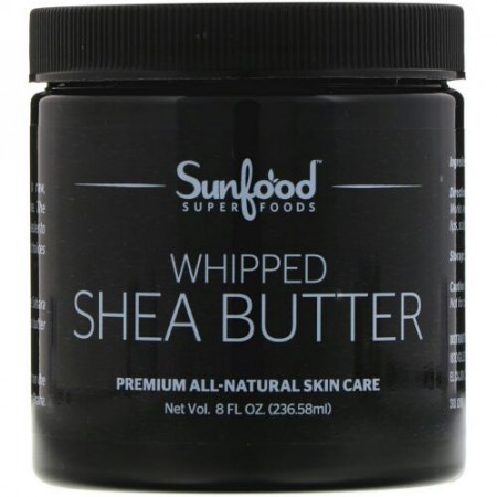 Sunfood, モイスチャライジング シアバター, 8 オンス (227 g) (Discontinued Item)