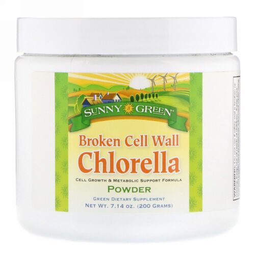 Sunny Green, Broken Cell Wall Chlorella Powder, 7.14 oz (200 g) (Discontinued Item)
