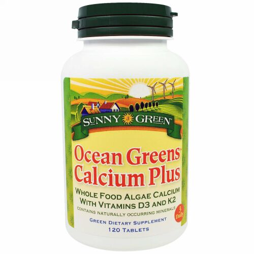 Sunny Green, オーシャングリーンカルシウムプラス, 120錠 (Discontinued Item)