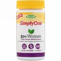 Super Nutrition, Simply One, 50+ Women, Triple Power Multivitamins, 90 Tablets