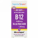 Superior Source, B-12, B-6 & Folic Acid, 30 MicroLingual Instant Dissolve Tablets (Discontinued Item)