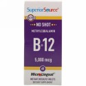 Superior Source, Methylcobalamin B-12, 5,000 mcg, 60 Tablets