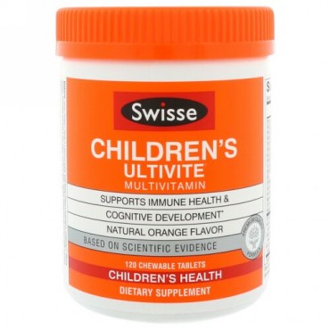 Swisse, 子供用アルティバイト・マルチビタミン、チュアブル錠剤120錠 (Discontinued Item)