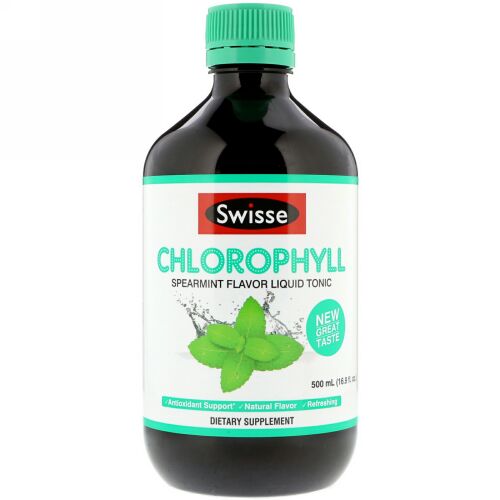 Swisse, アルティブースト・クロロフィル、スピアミント、16.9液量オンス (500 ml) (Discontinued Item)