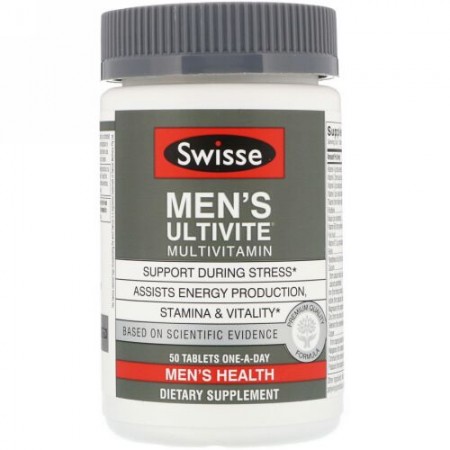 Swisse, メンズ・アルティバイト・マルチビタミン、50錠 (Discontinued Item)