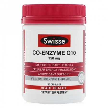 Swisse, Ultiboost, Co-Enzyme Q10, 150 mg , 180 Capsules (Discontinued Item)