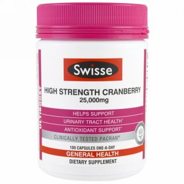 Swisse, アルティブースト、強力クランベリー、25,000 mg、100カプセル (Discontinued Item)