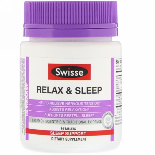 Swisse, アルティブースト、リラックス＆スリーブ、60粒