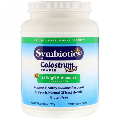 Symbiotics, コロストラム・プラス、パウダー、21 oz (597 g)