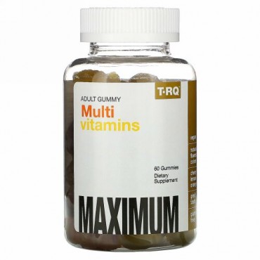 T-RQ, 成人用グミ、マルチビタミン、チェリーレモンオレンジ、60粒