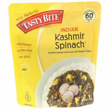Tasty Bite, Indian, Kashmir Spinach, 10 oz (285 g) (Discontinued Item)