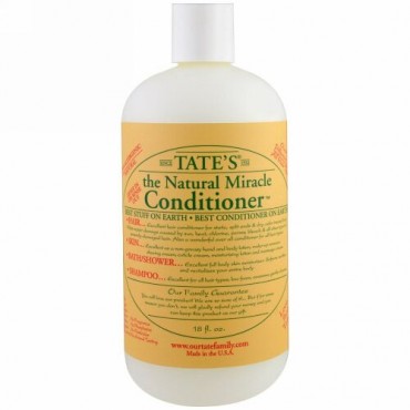 Tate's, ナチュラルミラクルコンディショナー、 18 fl oz (Discontinued Item)
