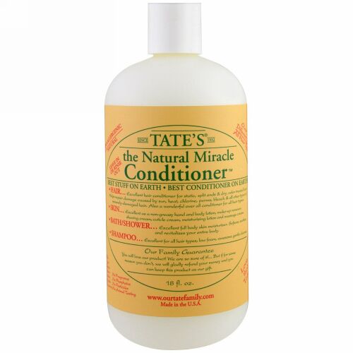 Tate's, ナチュラルミラクルコンディショナー、 18 fl oz (Discontinued Item)