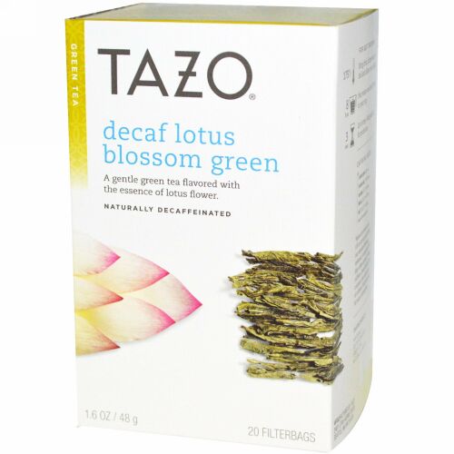 Tazo Teas, ディカフェ、ハスブロッサム・グリーンティー、フィルターバッグ20個入り、1.6 oz (48 g) (Discontinued Item)