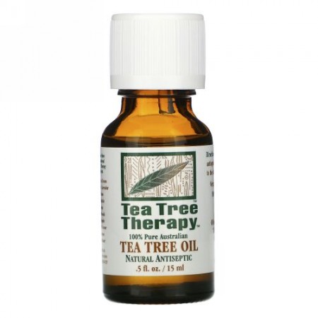 Tea Tree Therapy, ティーツリーオイル、 .5 液量オンス (15 ml)