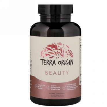 Terra Origin, Beauty, Hair Skin & Nails, 60 Capsules (Discontinued Item)