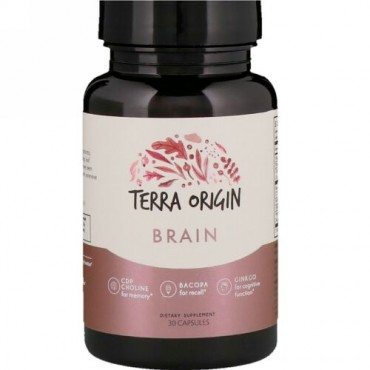 Terra Origin, Brain, 30 Capsules (Discontinued Item)