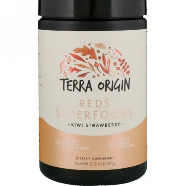 Terra Origin, Reds Superfoods, Kiwi Strawberry, 8.8 oz (249 g) (Discontinued Item)