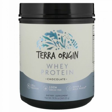 Terra Origin, Whey Protein, Chocolate, 19.76 oz (560.25 g) (Discontinued Item)