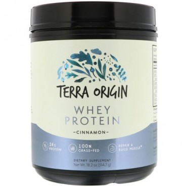 Terra Origin, Whey Protein, Cinnamon, 18.2 oz (514.7g) (Discontinued Item)