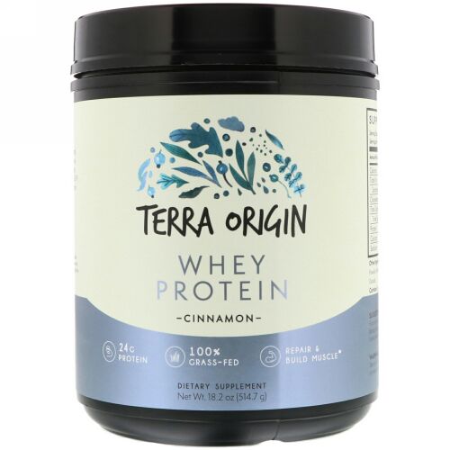 Terra Origin, Whey Protein, Cinnamon, 18.2 oz (514.7g) (Discontinued Item)